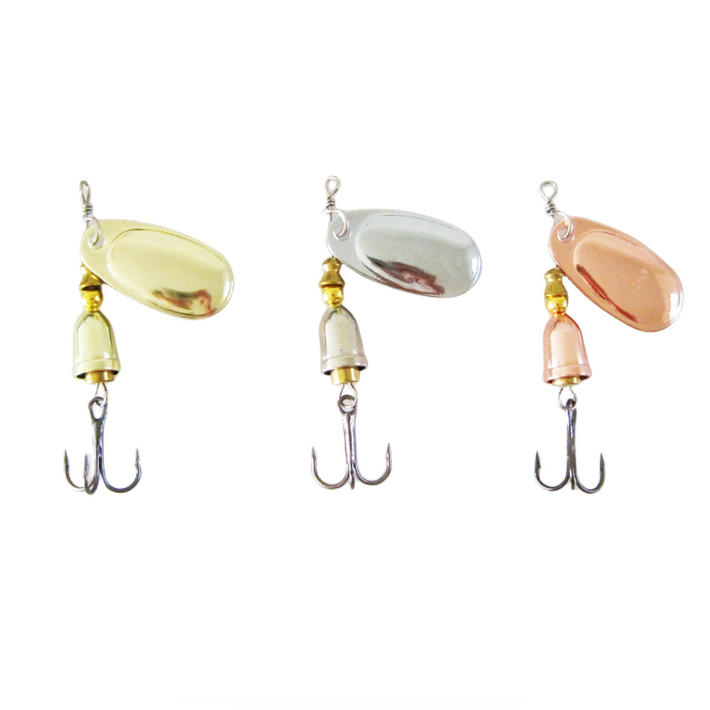 Fishing Lure Spinnerbait - Metal Lure Brass Hard Artificial Spoon