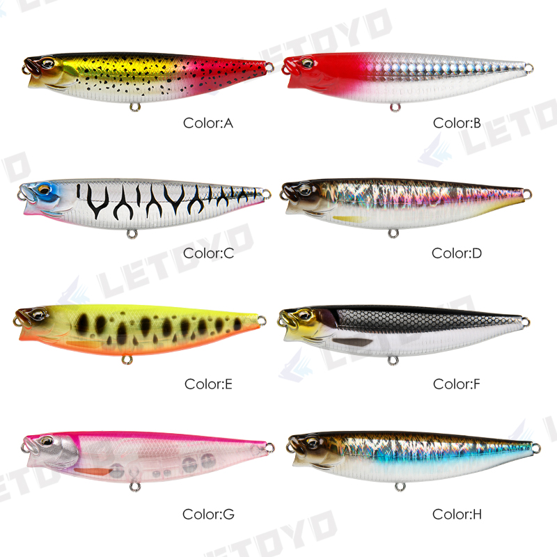 LETOYO 65mm 5g/90mm 10g Surfac - Fishing Lure Swimbait 评论和价格