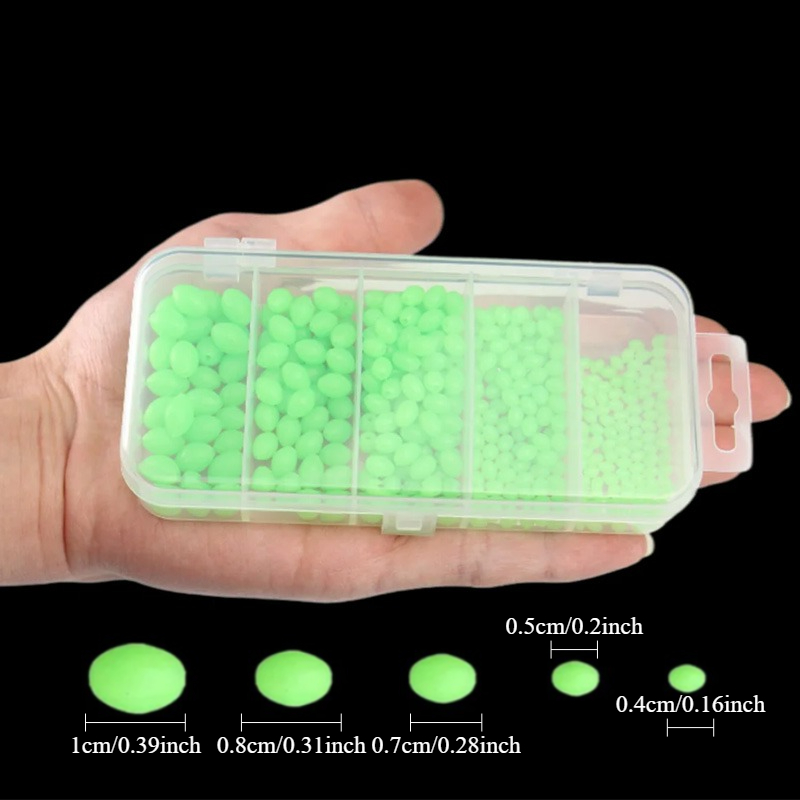 Ackibbik 375pcs/box Luminous F - Fishing Lure Accessories 评论和价格