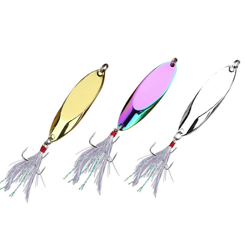 1pc 2.5g-35g Metal Spoon Lure  - Fishing Lure Spoon 评论和价格