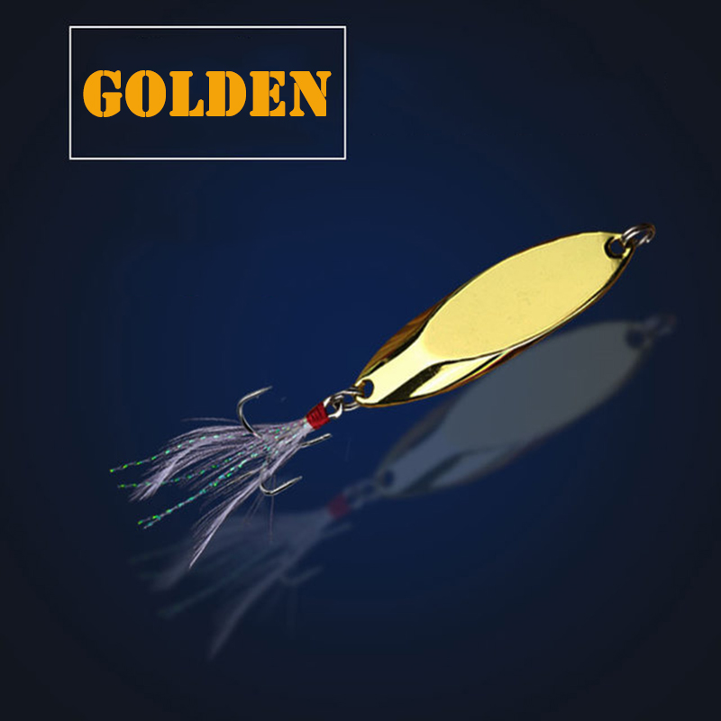 1pc 2.5g-35g Metal Spoon Lure  - Fishing Lure Spoon 评论和价格