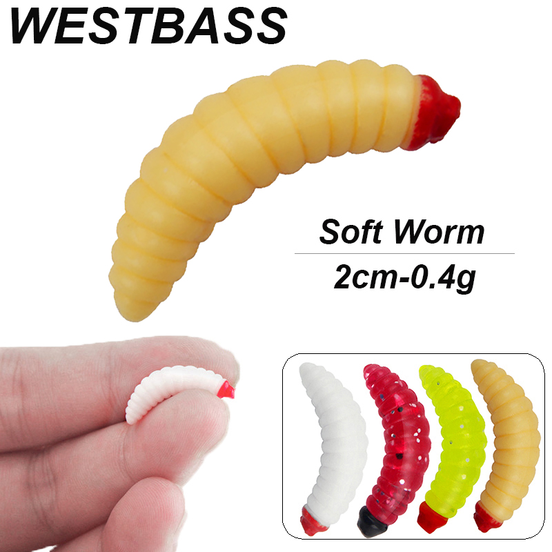 WESTBASS 20/50PCS Soft Larva S - Fishing Lure Making Kit 评论和价格