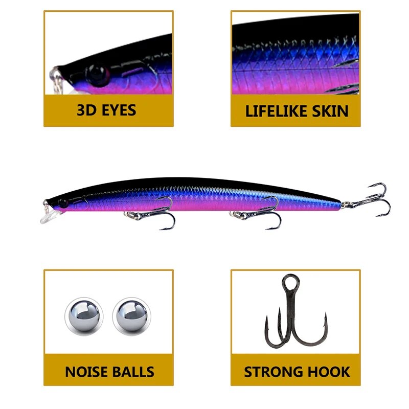Minnow Fishing Lure Laser Hard - Fishing Lure Crankbait 评论和价格