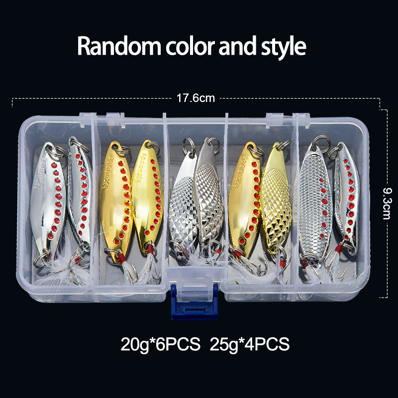 Metal Spoon Spinner Fishing Lu - Fishing Lure Spoon 评论和价格