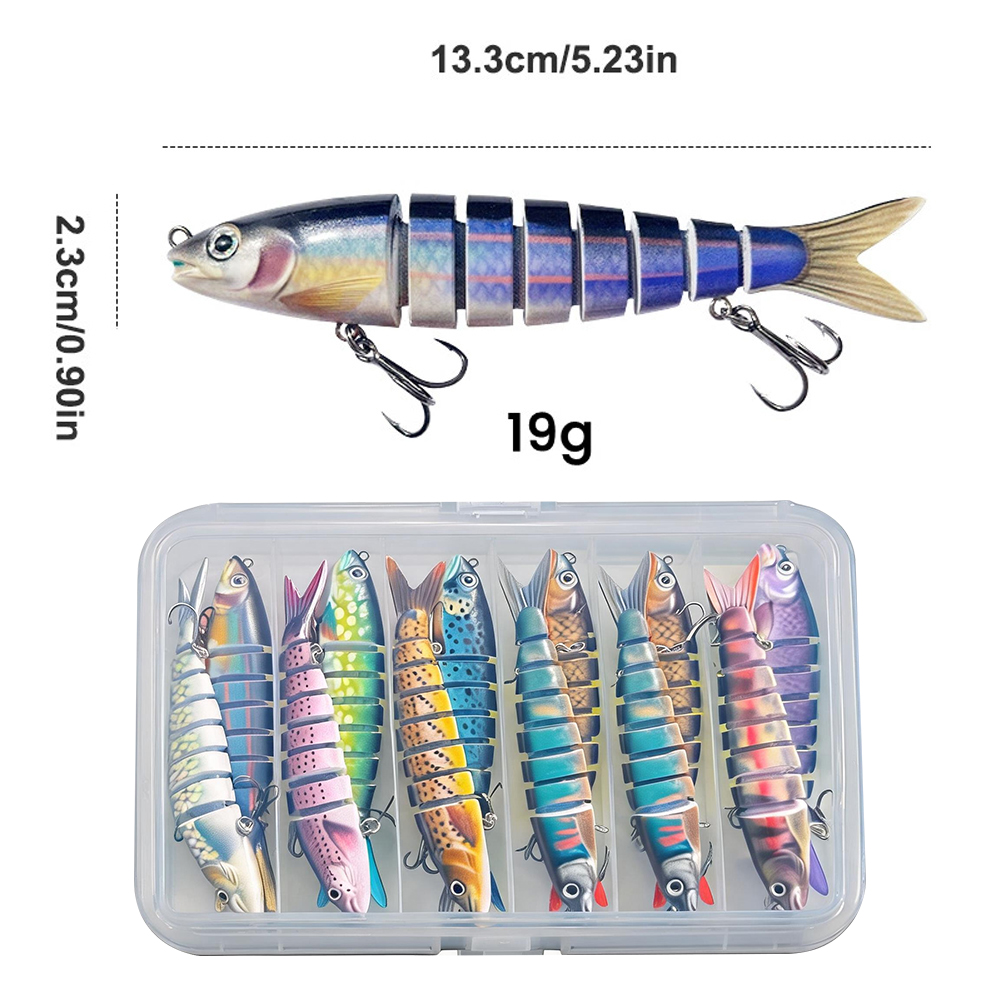 10 pcs Fishing Lures for Bass  - Fishing Lure Swimbait 评论和价格