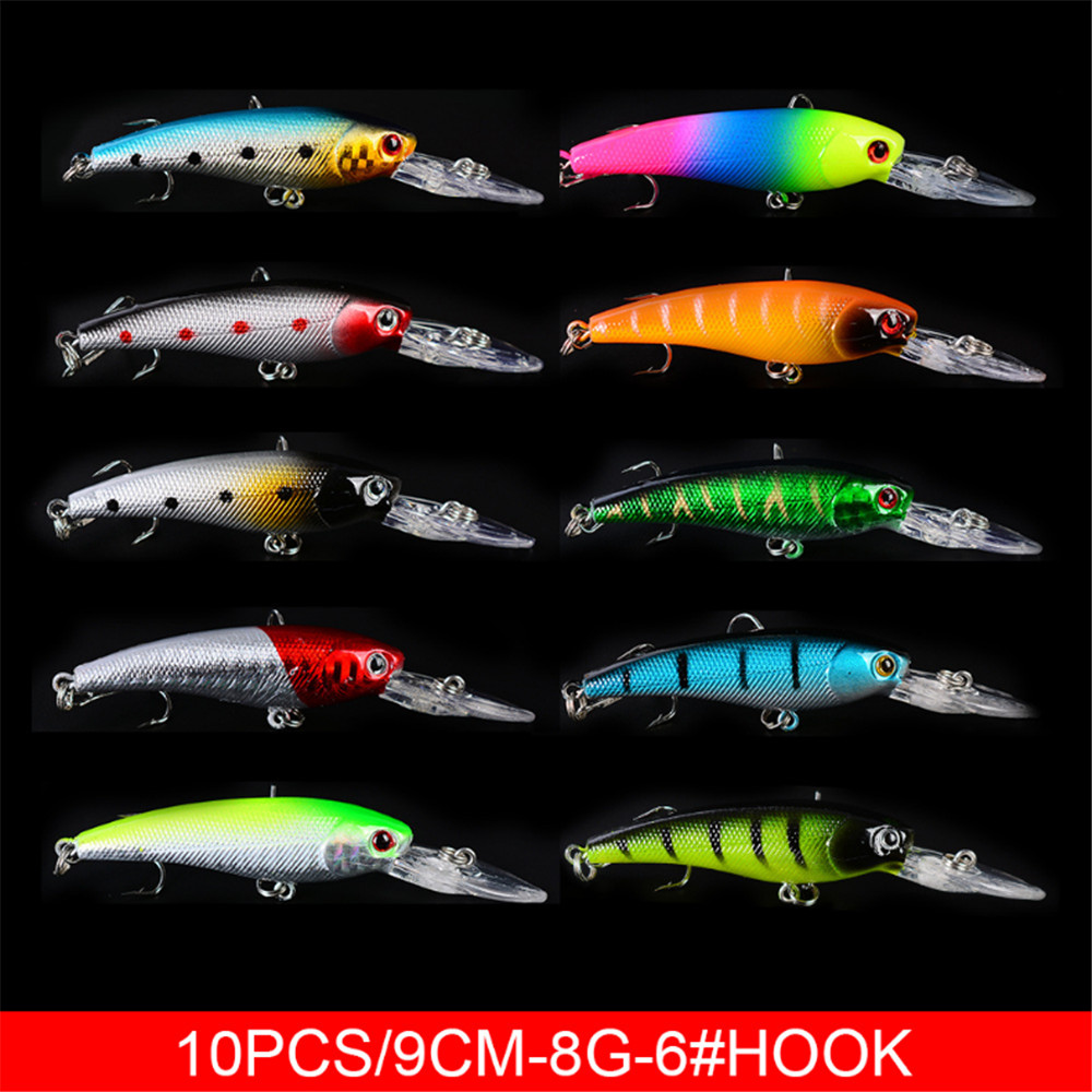 20pcs/lot Minnow Fishing Lures - Fishing Lure Crankbait 评论和价格