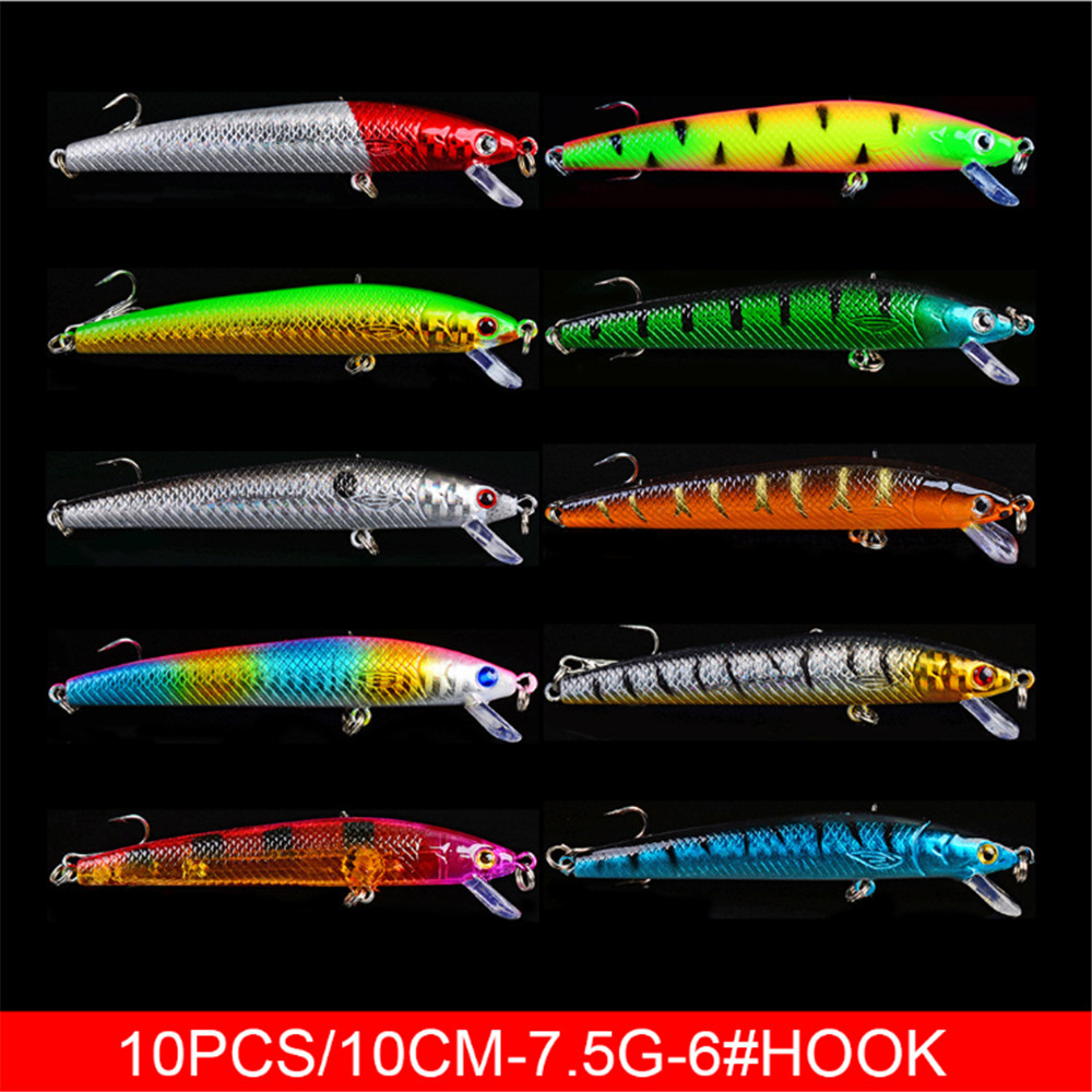 20pcs/lot Minnow Fishing Lures - Fishing Lure Crankbait 评论和价格