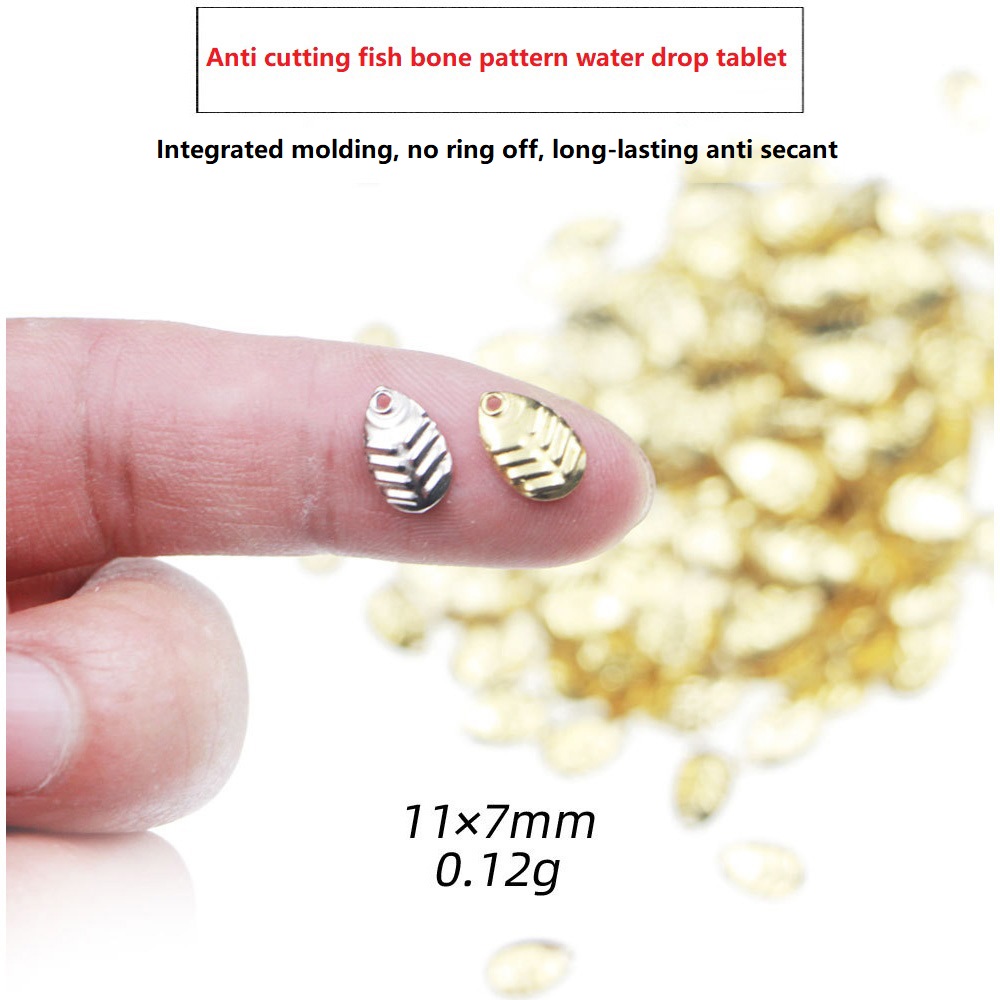 50Pcs/lot DIY Fishing Spinner  - Fishing Lure Accessories 评论和价格