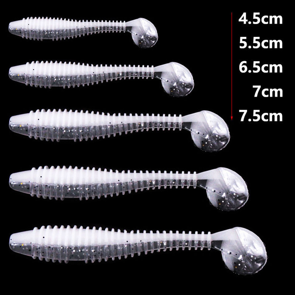 WALK FISH 10PCS Soft Lures Sil - Fishing Lure Swimbait 评论和价格