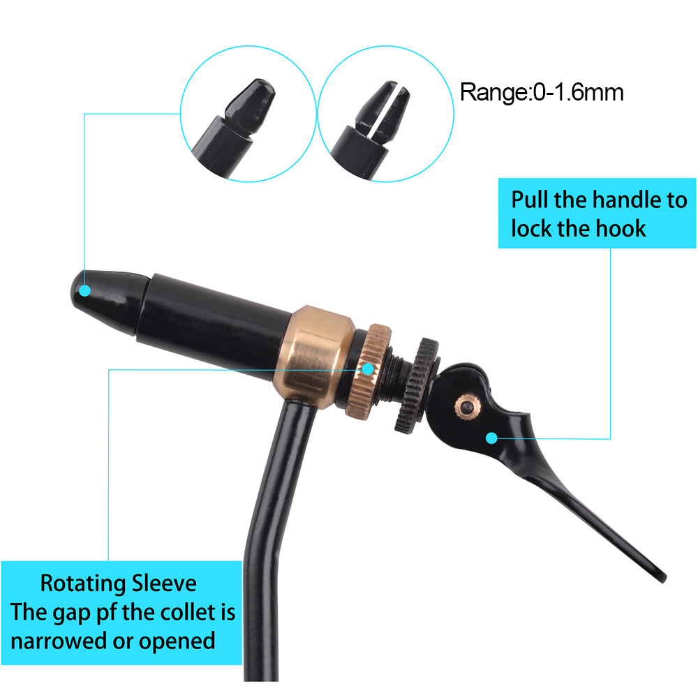 Rotary Fly Tying Vise Tool Saf - Fishing Lure Making Kit 评论和价格