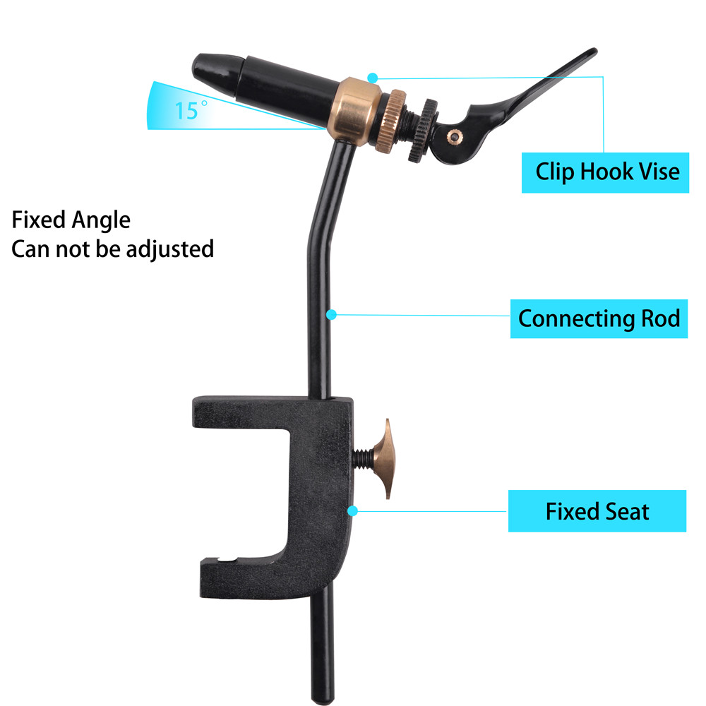 Rotary Fly Tying Vise Tool Saf - Fishing Lure Making Kit 评论和价格