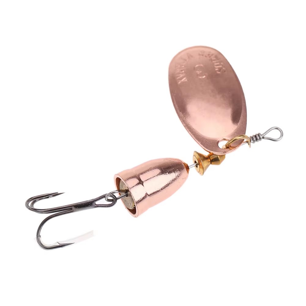 1pc Spinner Metal Lure Brass H - Fishing Lure Spoon 评论和价格