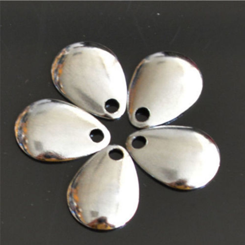 50pcs Rotate Sequin Smooth Nic - Fishing Lure Spoon 评论和价格