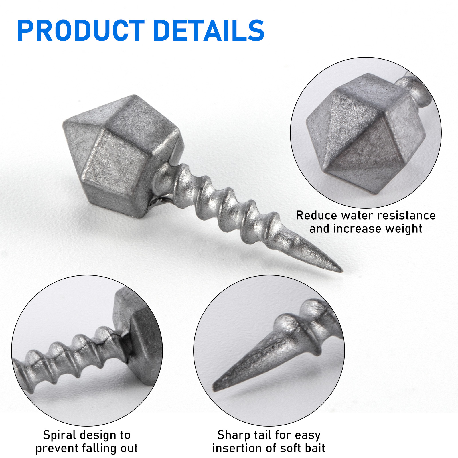 10pcs Fishing Insert Weight Si - Fishing Lure Accessories 评论和价格