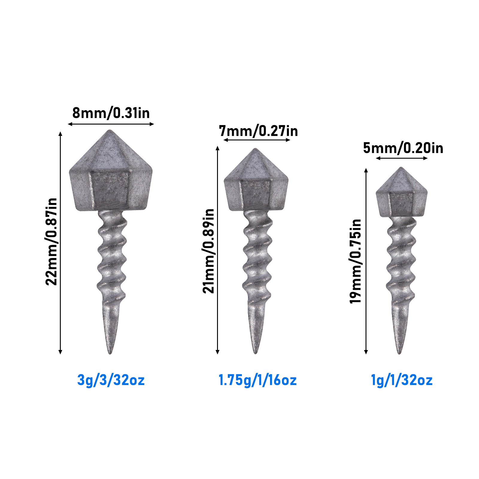 10pcs Fishing Insert Weight Si - Fishing Lure Accessories 评论和价格