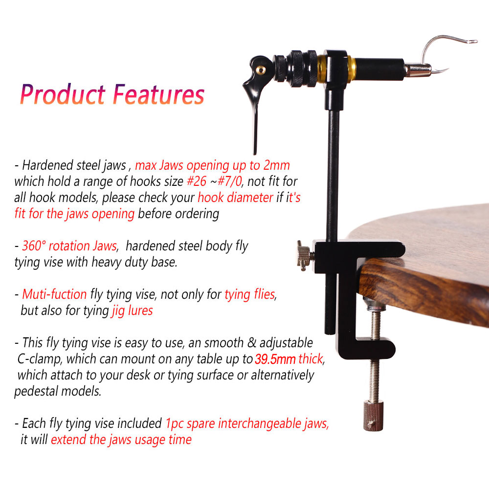 Bimoo 360° Rotation C-Clamp Fl - Fishing Lure Spinner 评论和价格