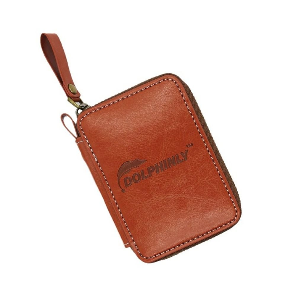 PU Leather Lure Wallet Bag Car - Fishing Lure Spinnerbait 评论和价格