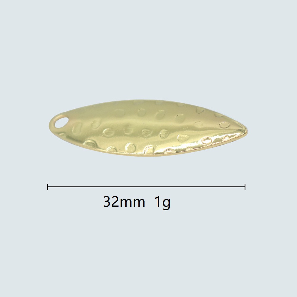 10Pcs/lot Willow Leaf Sequin P - Fishing Lure Spoon 评论和价格